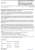 Joint ReleaseBanking Agencies Issue Joint Report to Congress Under the Economic Growth and Regulatory Paperwork Reduction Act of 1996