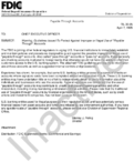 Payable Through Accounts  Warning Guidelines Issued To Protect Against Improper or Illegal Use of Payable Through Accounts