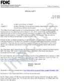 Special Alert Entities That May Be Conducting Banking Operations in Canada or the United States Without Authorization