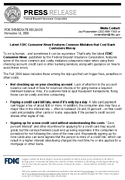 LatestFDIC Consumer NewsFeatures Common Mistakes that Cost Bank Customers Money