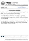 FDIC Statement on CFPB Statement