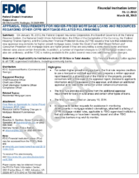 Appraisal Requirements for HigherPriced Mortgage Loans and Resources Regarding Other CFPB MortgageRelated Rulemakings