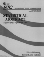 Statistical abstract  August 1989September 1995