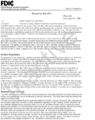 Final Rule Limiting Golden Parachutes and Indemnification