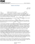 Suspicious Activity Reports FinCEN Advisory  Preparation of Suspicious Activity Reports
