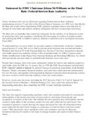 Final Rule Federal Interest Rate Authority