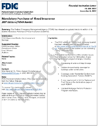 Mandatory Purchase of Flood Insurance 2007 Edition of FEMA Booklet
