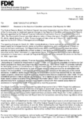 Bank Reports Revisions to the Reports of Condition and Income Call Reports for 1995