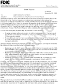 Proposed Electronic Filing Requirement for Call Reports