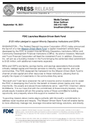 FDIC Launches MissionDriven Bank Fund
