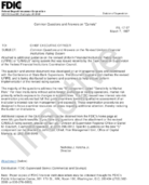Common Questions and Answers on Camels Common Questions and Answers on the Revised Uniform Financial Institutions Rating System