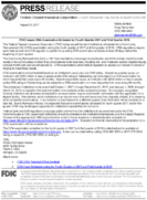 FDIC Issues CRA Examination Schedule for Fourth Quarter 2017 and First Quarter 2018