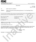 Special Alert Entities That May Be Conducting Banking Operations In The United States Without Authorization Entities That May Be Conducting Banking Operations In The United States Without Authorization