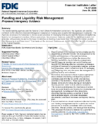 Funding and Liquidity Risk Management Proposed Interagency Guidance