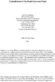 Capitalization of the bank insurance fund