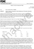 Deposit Insurance Assessment Rate Deposit Insurance Assessment Rate Schedules and Financing Corporation Assessment Rates