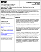 Updated FFIEC IT Examination Handbook  Business Continuity Management Booklet