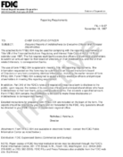 Reporting Requirements Required Reports of Indebtedness by Executive Officers and Principal Shareholders