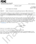 Special Alert Entities That May Be Conducting Banking Operations Without Authorization