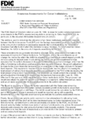 FDIC Seeks Comment on Proposed Amendments to Assessment Regulations for Oakar Institutions Part 327 of the FDICs Rules and Regulations
