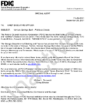 Special Alert Ventura Savings Bank  Fictitious Checks
