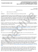Bank Reports Reports of Condition and Income for Third Quarter 2007