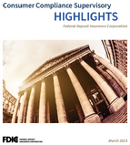 Spring 2023 FDIC Consumer Compliance Supervisory Highlights