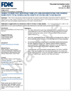 Annual StressTest Reporting Template and Documentation for Covered Banks with Total Consolidated Assets of 10 Billion to 50 Billion