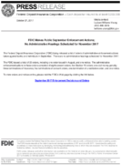 FDIC Makes Public September Enforcement Actions