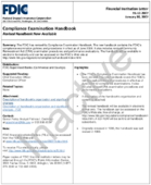 Compliance Examination Handbook Revised Handbook Now Available