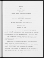 The Issue of State and Federal Banking Regulation from a Broad Perspective