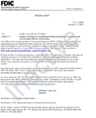 Special Alert Entities That May Be Conducting Banking Operations in Canada or the United States Without Authorization