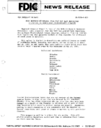 FDIC Suspends Withdrawal Penalties for Bank Depositors Victimized by Puerto Rico FloodRelated Disaster