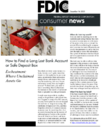 December 2020 Consumer News
