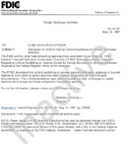 Foreign Exchange Activities Rescission of Uniform Internal Control Guidelines for Foreign Exchange Activities