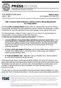 FDIC Consumer NewsPublishes a Special Guide to Money Management for Young Adults