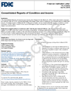 Consolidated Reports of Condition and Income