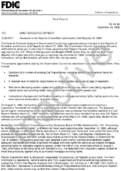 Bank Reports Revisions to the Reports of Condition and Income Call Reports for 1996