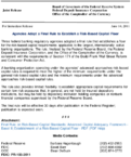 Agencies Adopt a Final Rule to Establish a RiskBased Capital Floor