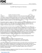 Year 2000 Project Management Awareness Interagency Statement on Year 2000 Project Management Awareness