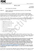 Special Alert Entities That May Be Conducting Banking Operations Without Authorization