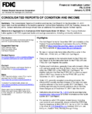 Consolidated Reports of Condition and Income