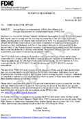 Reporting Requirements Annual Report on Indebtedness of Executive Officers and Principal Shareholders to Correspondent Banks FFIEC 004