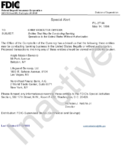 Special Alert Entities That May Be Conducting Banking Operations in the United States Without Authorization