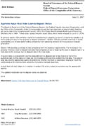 Joint ReleaseAgencies Issue Host State LoantoDeposit Ratios