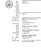 Fair Credit Reporting Medical Information Regulations