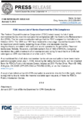 FDIC Issues List of Banks Examined for CRA Compliance