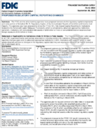 Proposed Regulatory Capital Reporting Changes