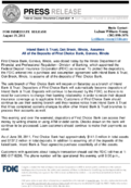 Inland Bank  Trust Oak Brook Illinois Assumes All of the Deposits of First Choice Bank Geneva Illinois