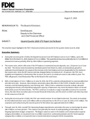 Second Quarter 2020 CFO Report to the Board
